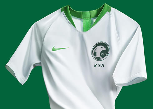Camiseta titular Nike de Arabia Saudita Mundial 2018 | Foto SAFF