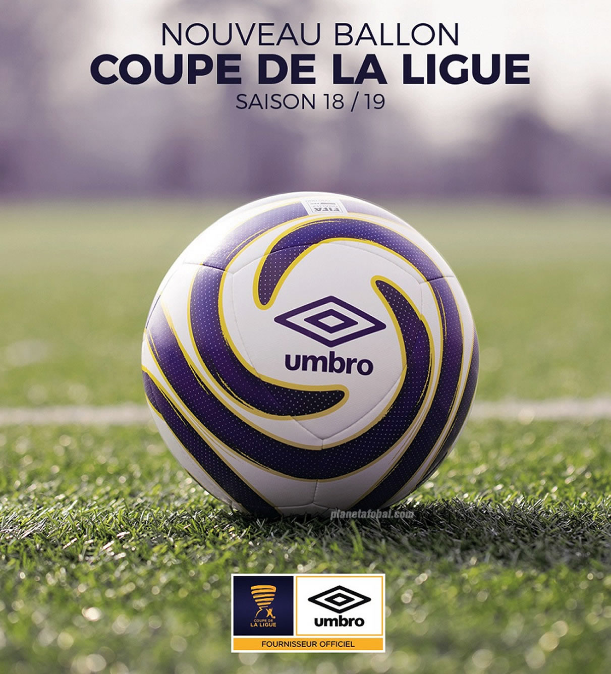 Balón Oficial Coupe de la Ligue 2018/19 | Foto Umbro