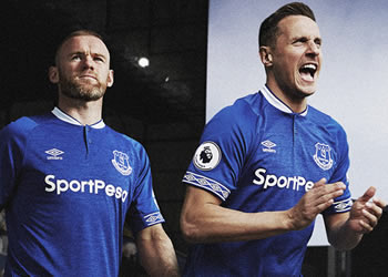Camiseta titular Umbro 2018/19 del Everton FC | Foto Web Oficial
