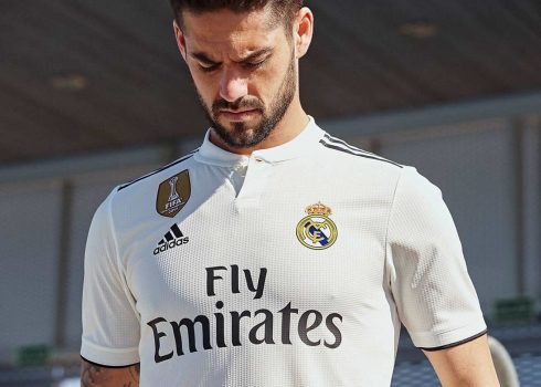 Isco con la camiseta titular 2018/19 del Real Madrid | Imagen Adidas