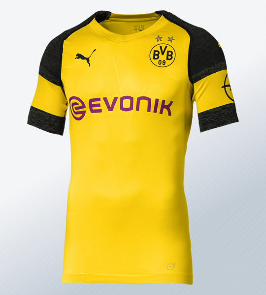 Nueva camiseta titular 2018-19 del Borussia Dortmund | Imagen Puma