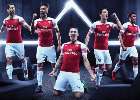 Nueva camiseta titular 2018/19 del Arsenal | Imagen Web Oficial
