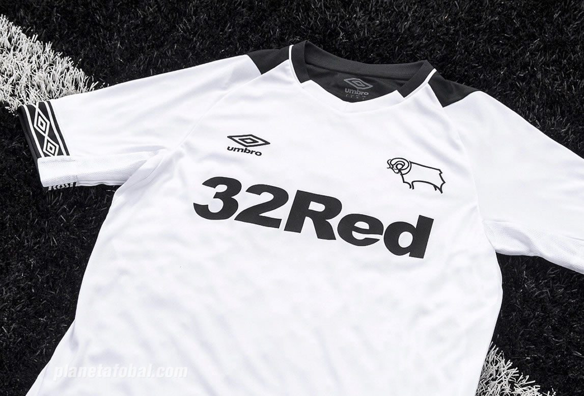 Camiseta titular Umbro 2018/19 del Derby County | Foto Web Oficial
