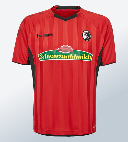 Camiseta titular Hummel 2018/19 del SC Freiburg | Imagen Web Oficial
