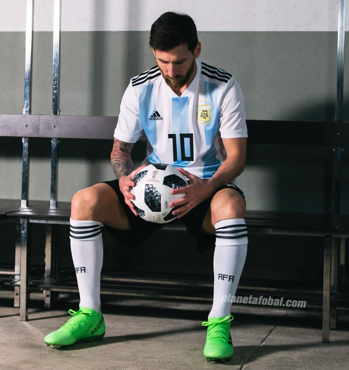 Messi con sus nuevos Nemeziz "Energy Mode" | Foto Adidas