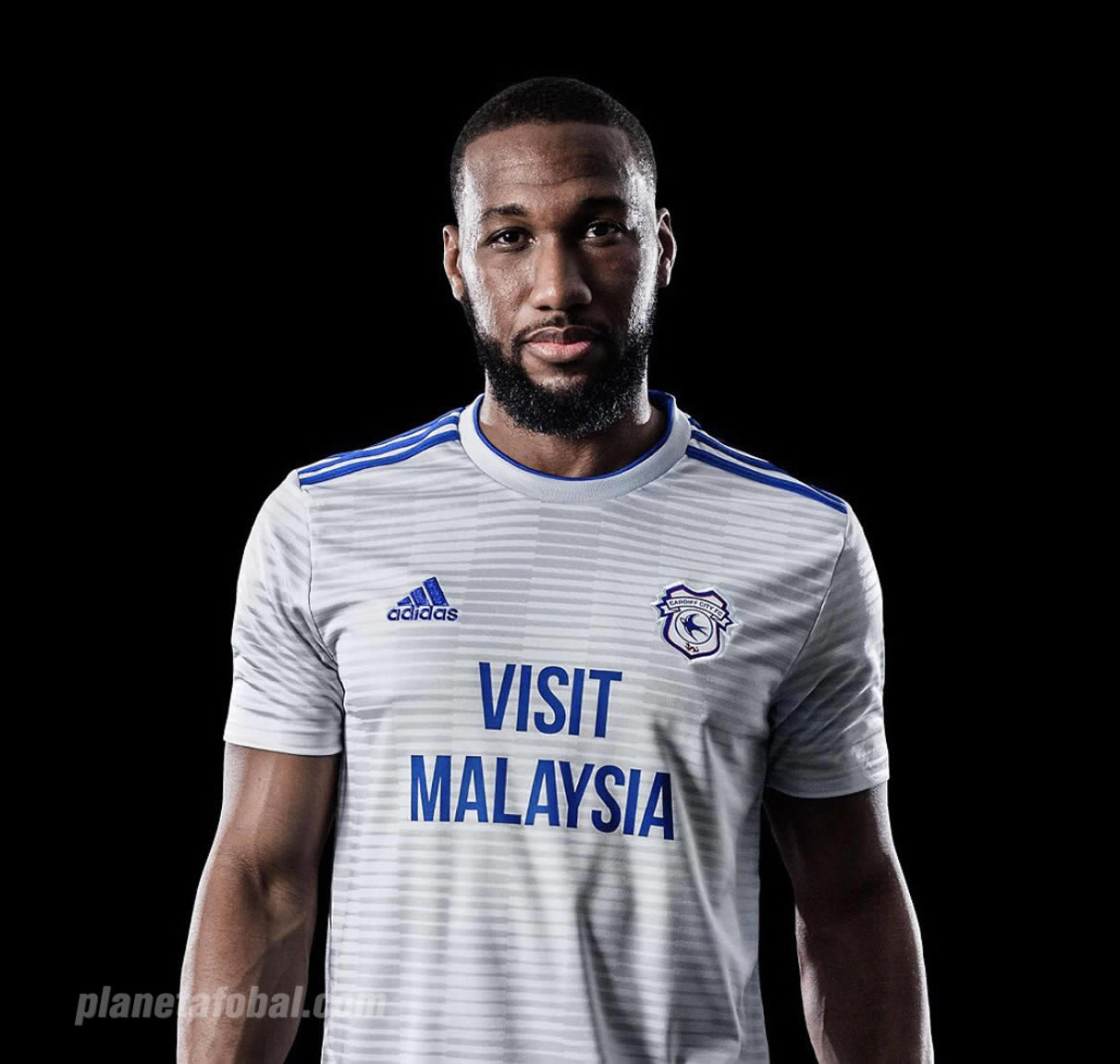 Camiseta suplente Adidas del Cardiff City FC 2018/19 | Imagen Web Oficial