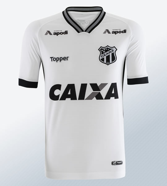 Camiseta suplente 2018/19 del Ceará SC | Imagen Topper
