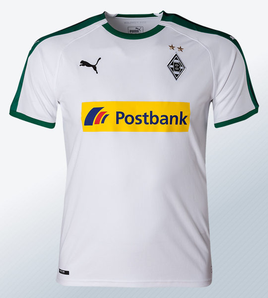 Camiseta titular Puma del Borussia Mönchengladbach 2018/19 | Imagen Web Oficial