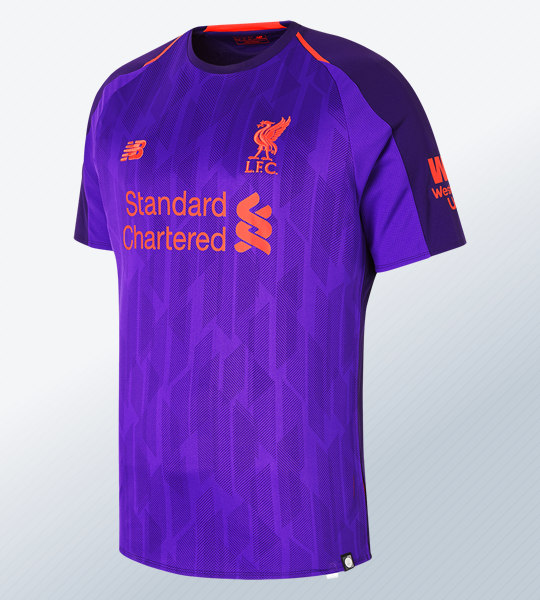 Camiseta suplente 2018/19 del Liverpool FC | Imagen New Balance