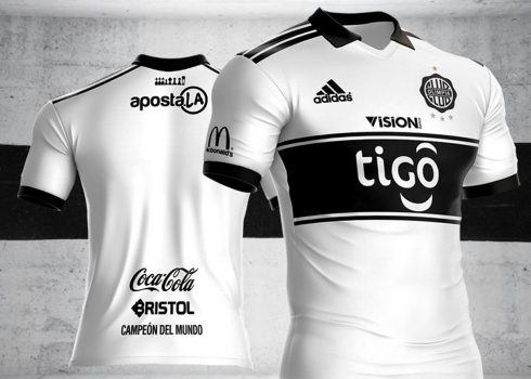 Camiseta titular Adidas del Club Olimpia | Imagen Facebook Doral SA