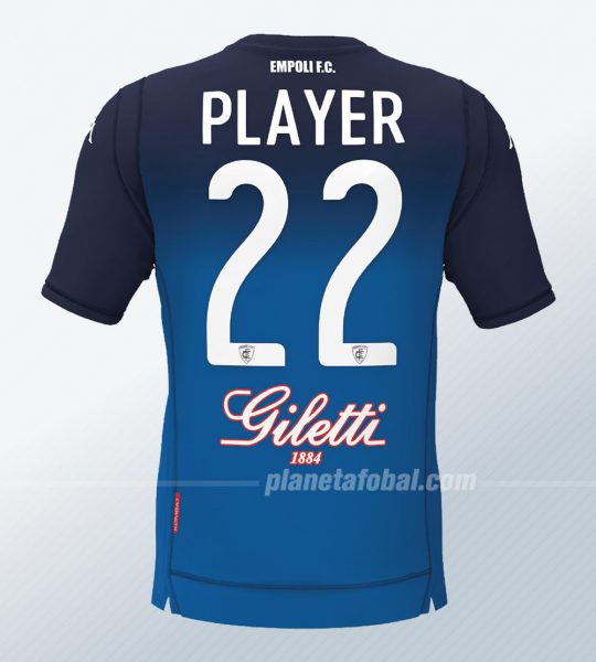 Camiseta titular del Empoli Calcio | Imagen Web Oficial
