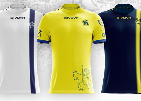 Camisetas Givova del Chievo Verona | Imagen Web Oficial