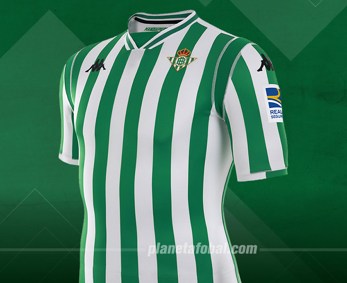 Camiseta titular Kappar 2018/19 del Real Betis | Imagen Web Oficial