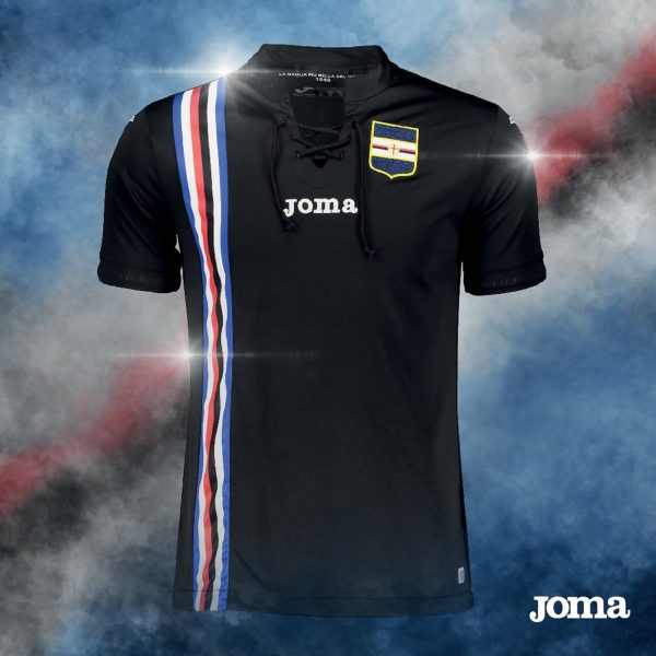 Tercera camiseta de la Sampdoria | Imagen Joma