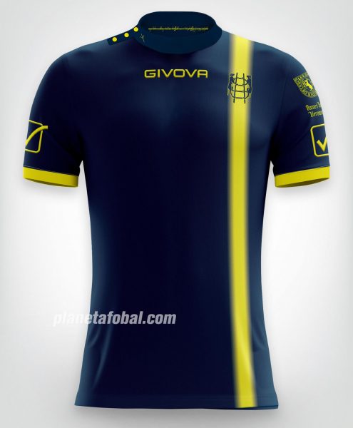 Tercerca camiseta Givova del Chievo Verona | Imagen Web Oficial