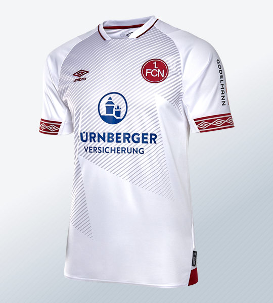 Camiseta suplente Umbro del 1. FC Nürnberg | Imagen Web Oficial