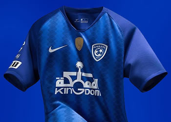 Camiseta titular Nike 2018/19 del Al-Hilal Saudi Club | Imagen Twitter Oficial