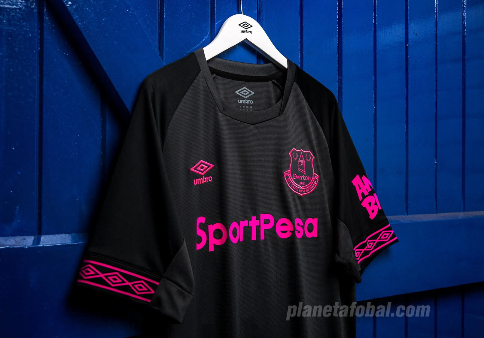 Camiseta suplente Umbro del Everton 2018/19 | Imagen Web Oficial