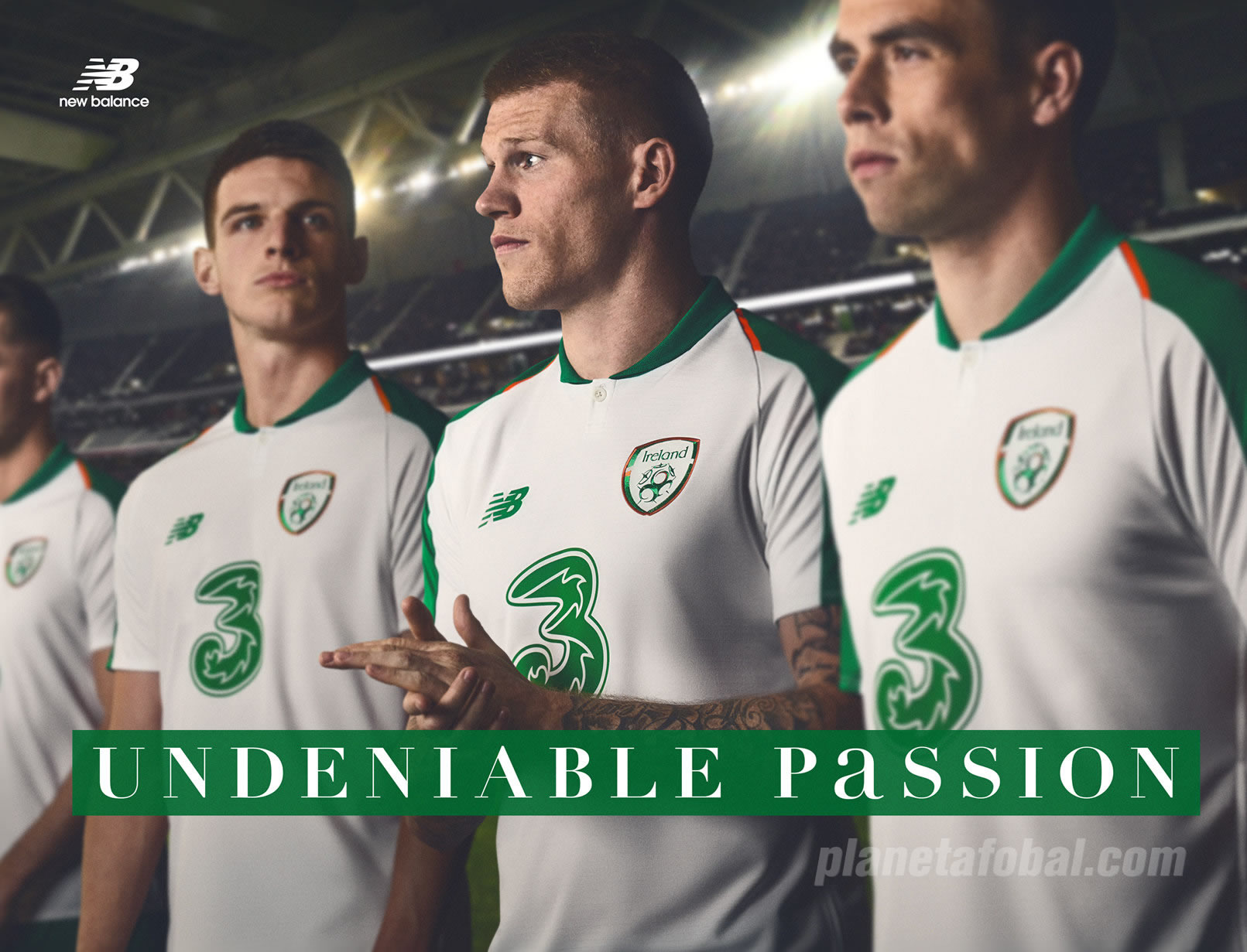 Camiseta suplente New Balance 2018/19 de Irlanda | Imagen FAI