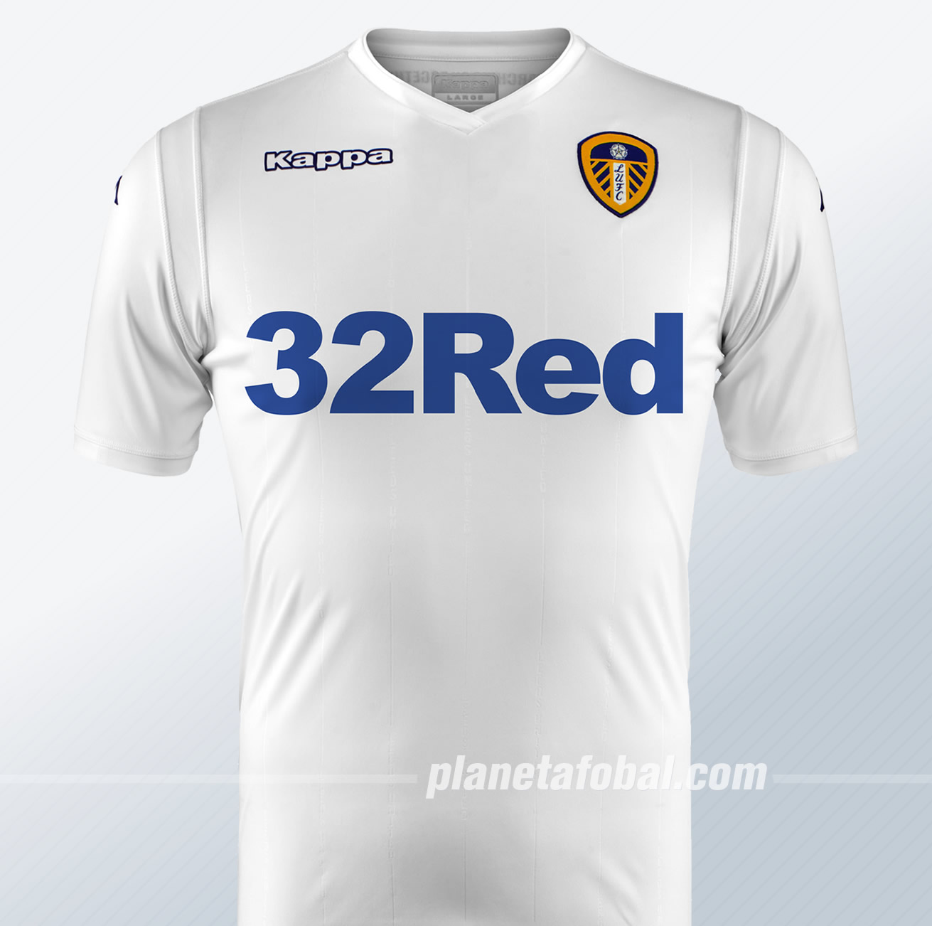 Camiseta titular Kappa del Leeds United 2018/19 | Imagen Web Oficial