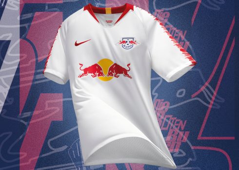 Camiseta titular del RasenBallsport Leipzig 2018/19 | Imagen Web Oficial