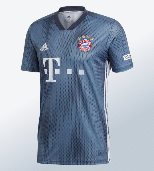 Tercera camiseta del FC Bayern Munich 2018/19 | Imagen Adidas