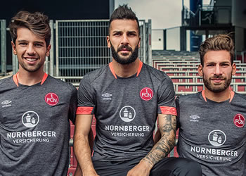 Tercera camiseta Umbro del FC Nürnberg 2018/19 | Imagen Web Oficial