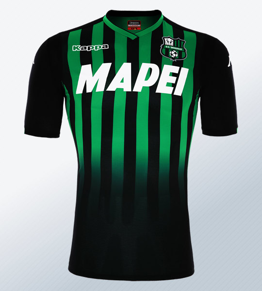 Camiseta titular 2018/19 del Sassuolo | Imagen Kappa