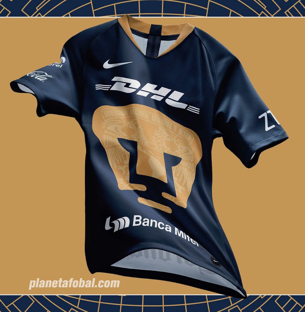 Tercera camiseta Nike de los Pumas de la UNAM 2019