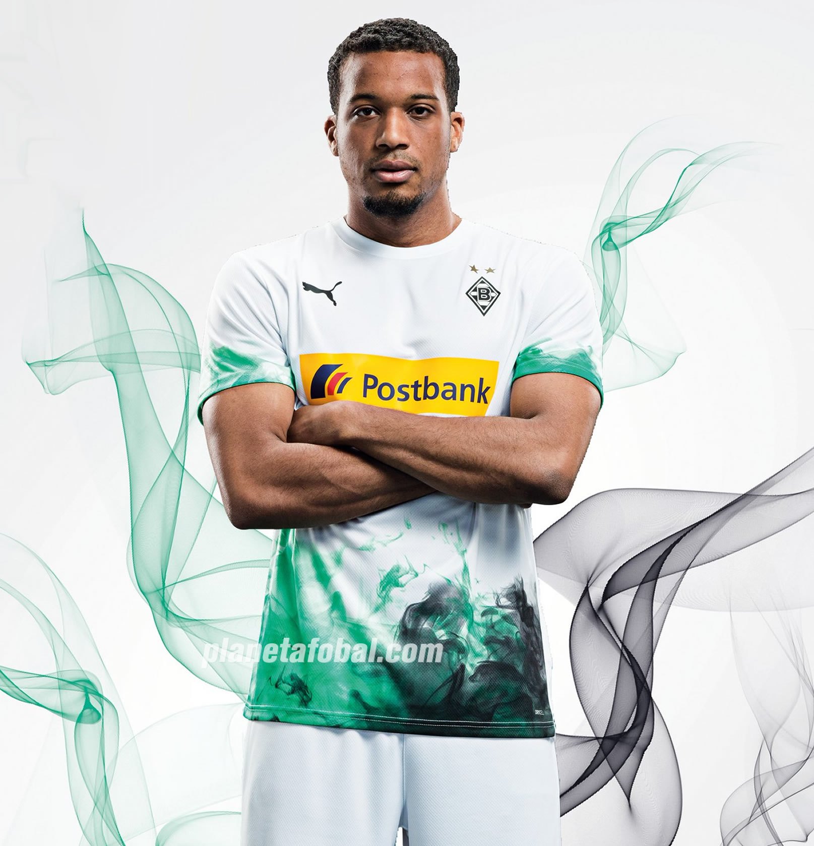 Camiseta titular Puma del Borussia Mönchengladbach 2019/2020 | Imagen Twitter Oficial