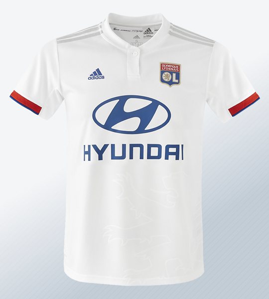 Camiseta titular Adidas del Lyon 2019/2020 | Imagen Web Oficial