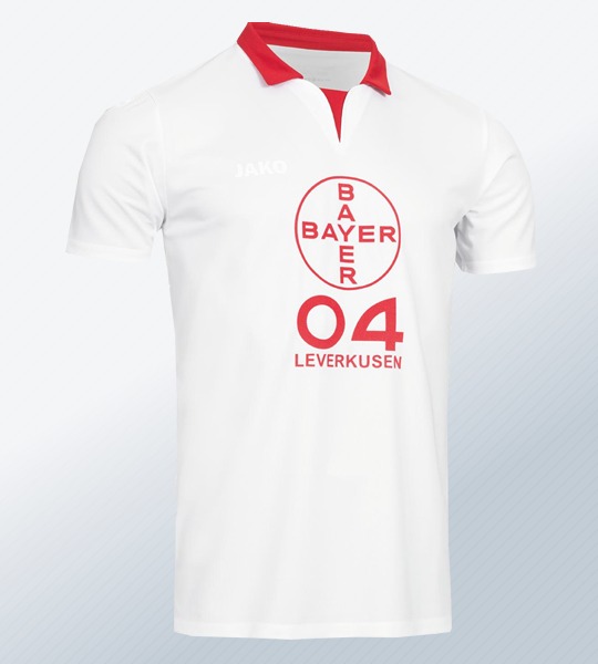 Camiseta Jako del Bayer 04 Leverkusen "40 Jahre Bundesliga" | Imagen Web Oficial
