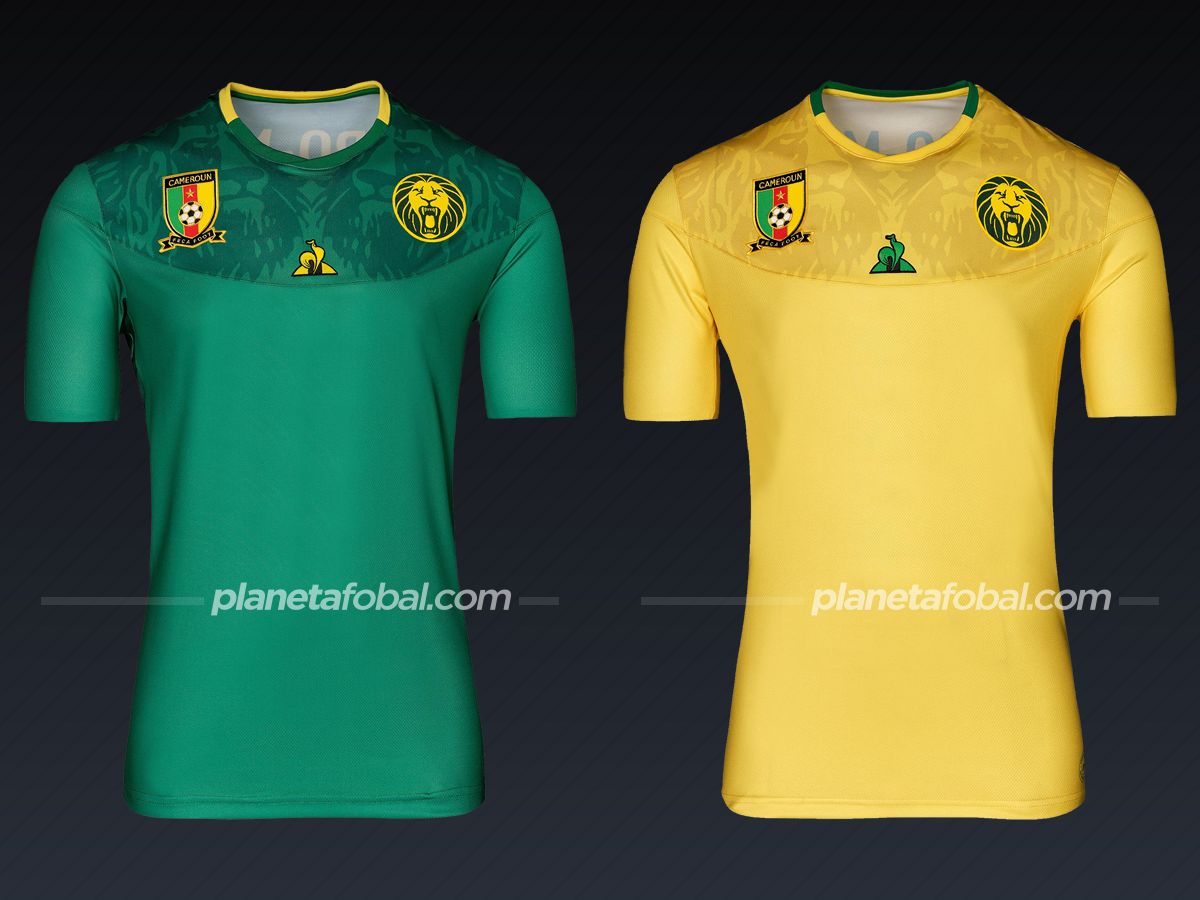 Camerún (Le Coq Sportif) | Camisetas de la Copa Africana de Naciones 2019