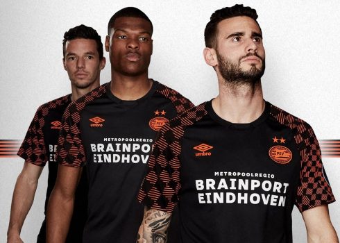 Camiseta suplente Umbro del PSV Eindhoven 2019/20 | Imagen Twitter Oficial