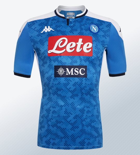 Camiseta titular Kappa del Napoli 2019/2020 | Imagen Web Oficial