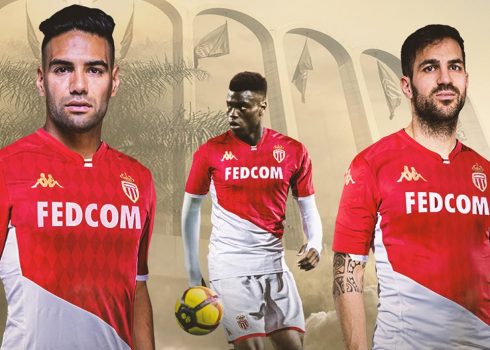 Camiseta titular Kappa del AS Monaco 2019/2020 | Imagen Web Oficial