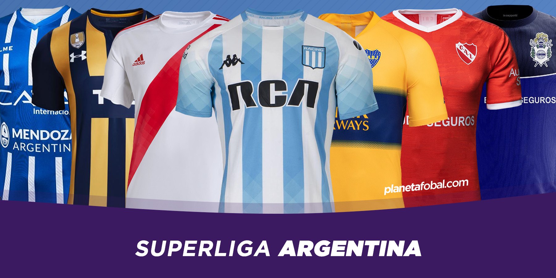 Camisetas de la Superliga Argentina 2019/20