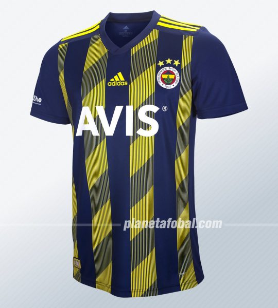 Camiseta titular Adidas del Fenerbahçe 2019/20 | Imagen Web Oficial