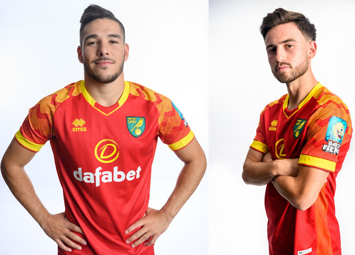 Camiseta suplente Erreà del Norwich City 2019/20 | Imagen Web Oficial