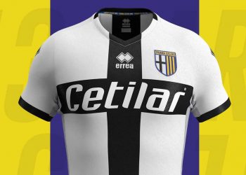 Camiseta titular Erreà del Parma Calcio 1913 2019/20 | Imagen Web Oficial