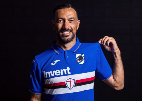 Camiseta Joma de la Sampdoria 2019/20 | Imagen Twitter Oficial