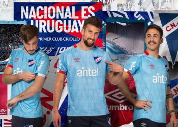 Camiseta celeste de Nacional 2019 | Imagen Umbro