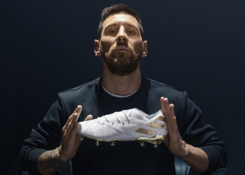 Botines por los 15 años del debut de Lionel Messi NEMEZIZ "Messi 15 Years" | Imagen Adidas