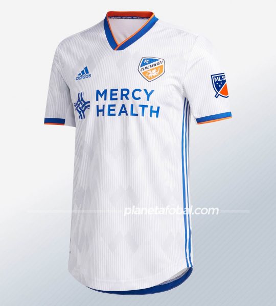 Camiseta suplente Adidas del FC Cincinnati MLS 2020 | Imagen Web Oficial