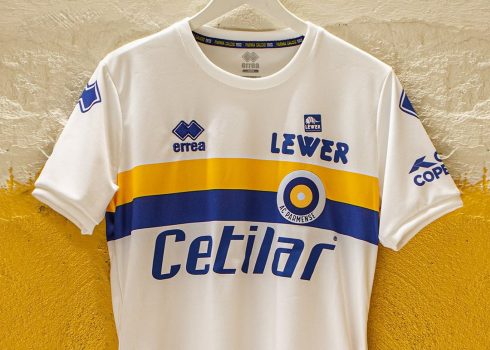 Camiseta "AC Parmense" Erreà del Parma Calcio 1913 2019 | Imagen Web Oficial