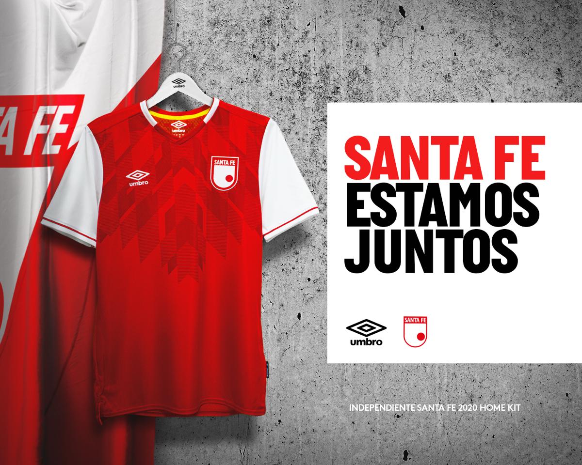 Camiseta titular Umbro de Independiente Santa Fe 2020 | Imagen Twitter Oficial