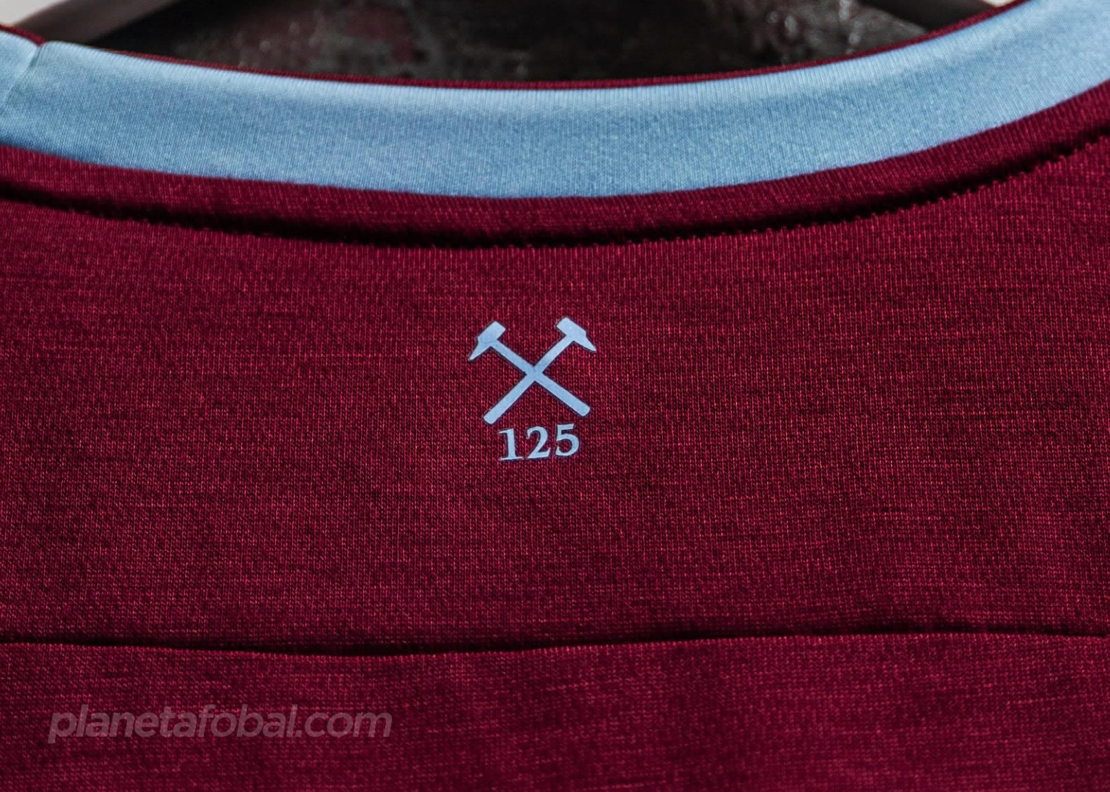 Camiseta Umbro del West Ham 125 Aniversario Temporada 2020/21 | Imagen Web Oficial