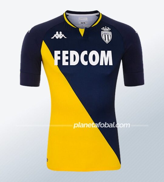 Camiseta suplente Kappa del AS Monaco 2020/2021 | Imagen Web Oficial