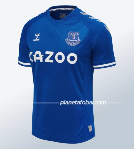 Camiseta Hummel del Everton 2020/21 | Imagen Web Oficial