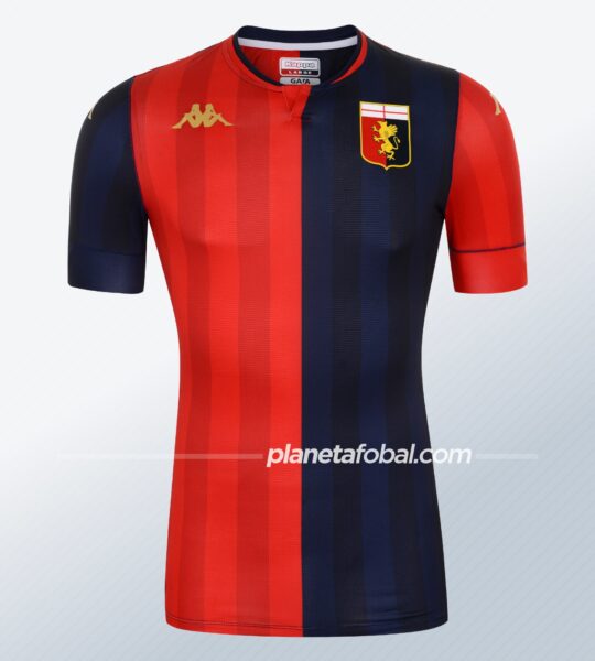 Camiseta titular del Genoa CFC 2020/21 | Imagen Kappa